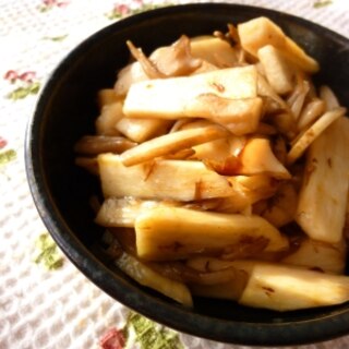 はまる食感＊山芋と舞茸のしょうゆ炒め